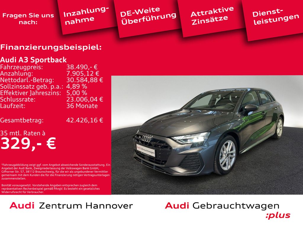 A3 Sportback S line 30 TFSI S tronic