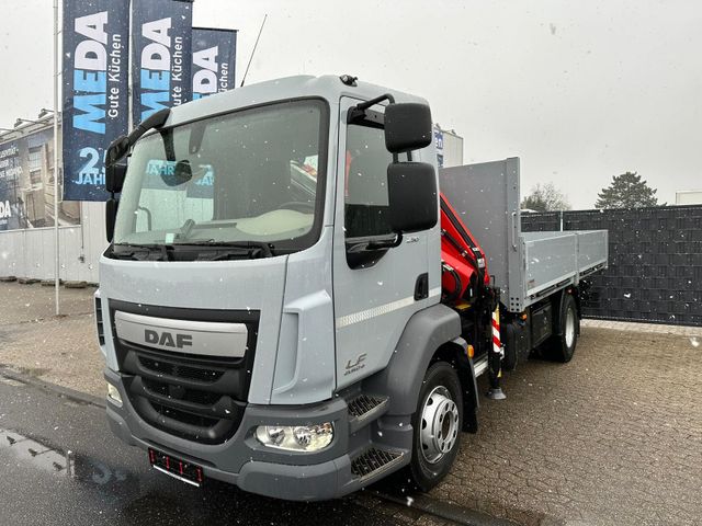 DAF LF 230 FA Pritsche mit Ladekran Fassi Baustoff
