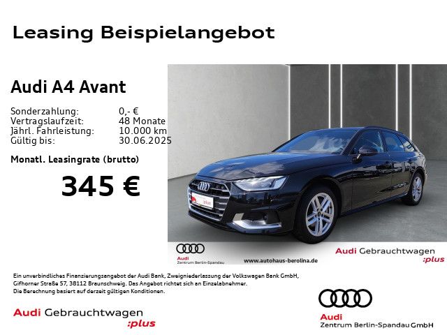 AUDI A4 Avant 40 TDI Adv. S tronic *PANO*NAV+*R-CAM*