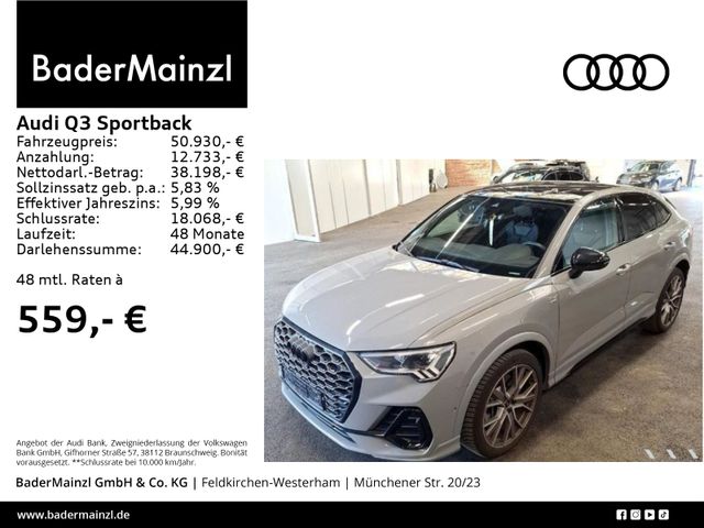 Audi Q3 Sportback 40 TDI quattro S line Leder AHK ACC