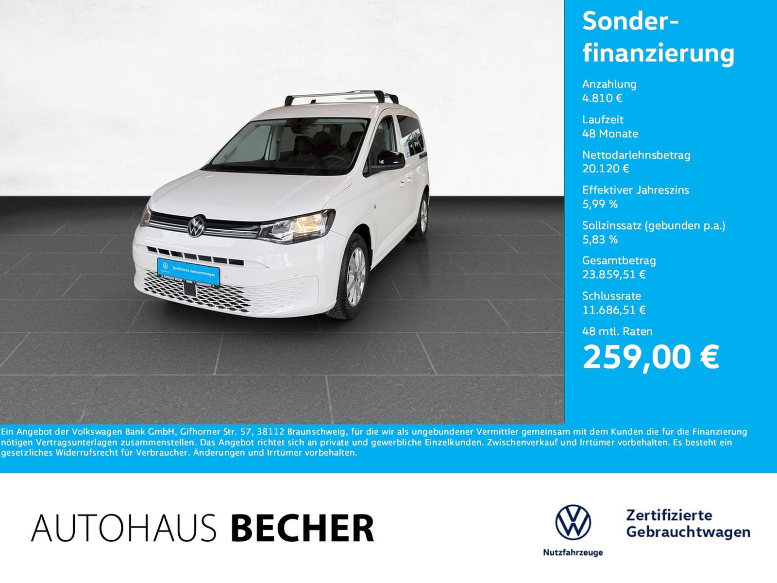 Volkswagen Caddy Life 5-Sitzer 1 .5 TSI 6-Gang /AHK/Navi