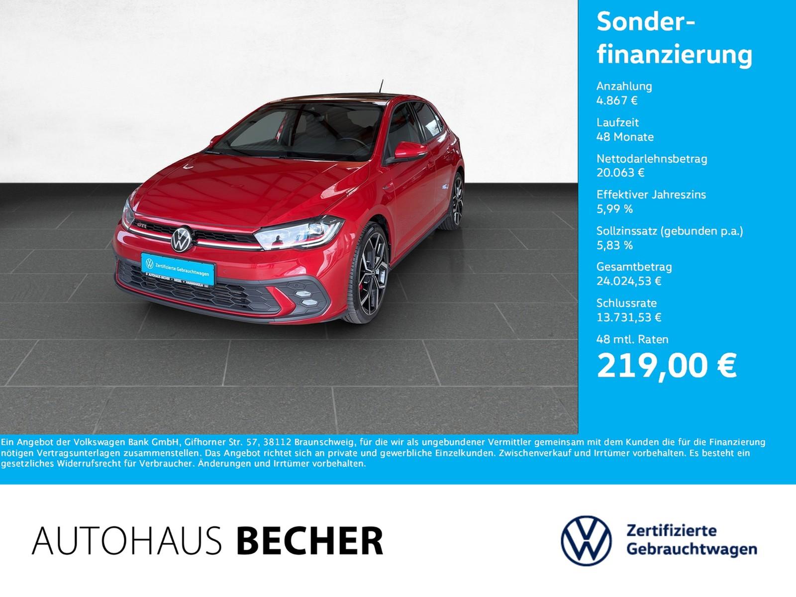 Volkswagen Polo GTI 2.0 TSI DSG /LED/Navi/Pano/Rückfahrkam