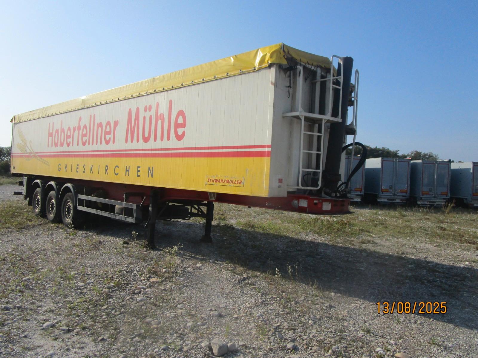 Schwarzmüller 3-A-Großraumkippsattel-Vollalu/Palettentransport