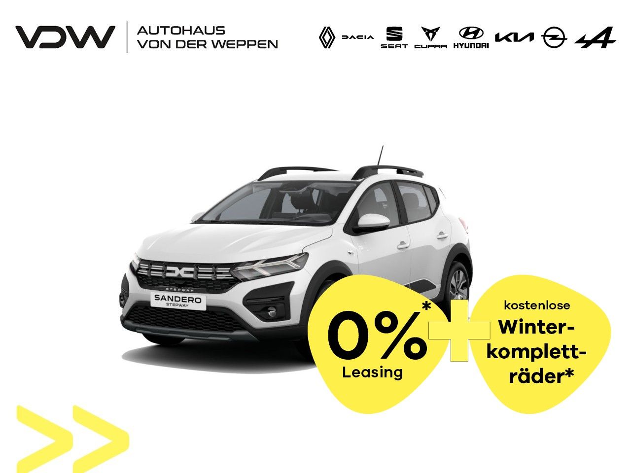 Dacia Sandero Stepway Expression TCe 90*Ab 0% Leasing*