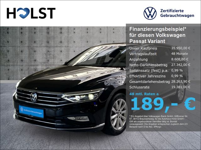 Volkswagen Passat Variant 2.0TDI DSG Elegance AHK+Navi+LED+