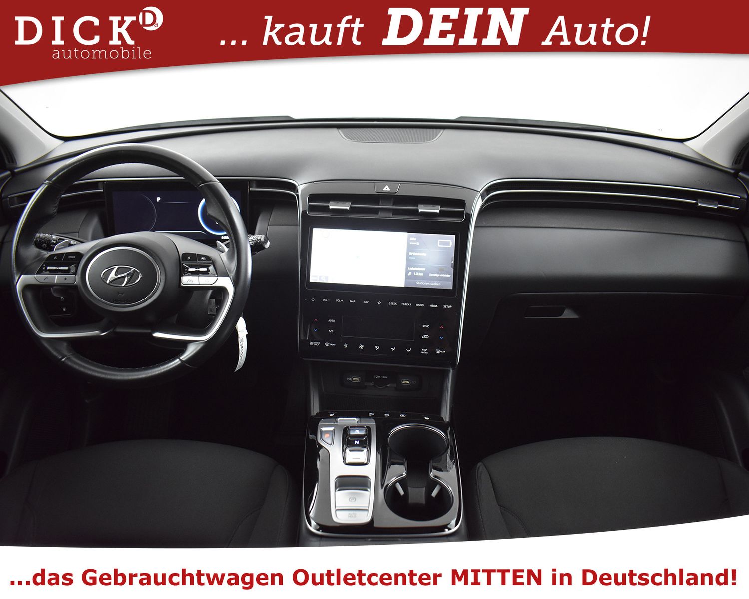 HYUNDAI Tucson 1.6 T Hyb 4WD >KAM+NAVI+SHZ+VIRTU+DAB+AHK - Image 11