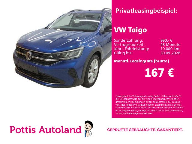 Taigo 1.0 TSI ENERGY KLIMA PDC LED SHZG