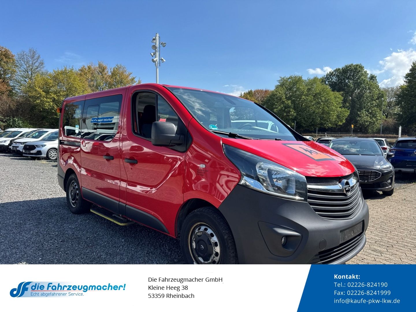 Fahrzeugabbildung Opel Vivaro B Kasten Combi L1H1 2,7t *7168 *EXPORT