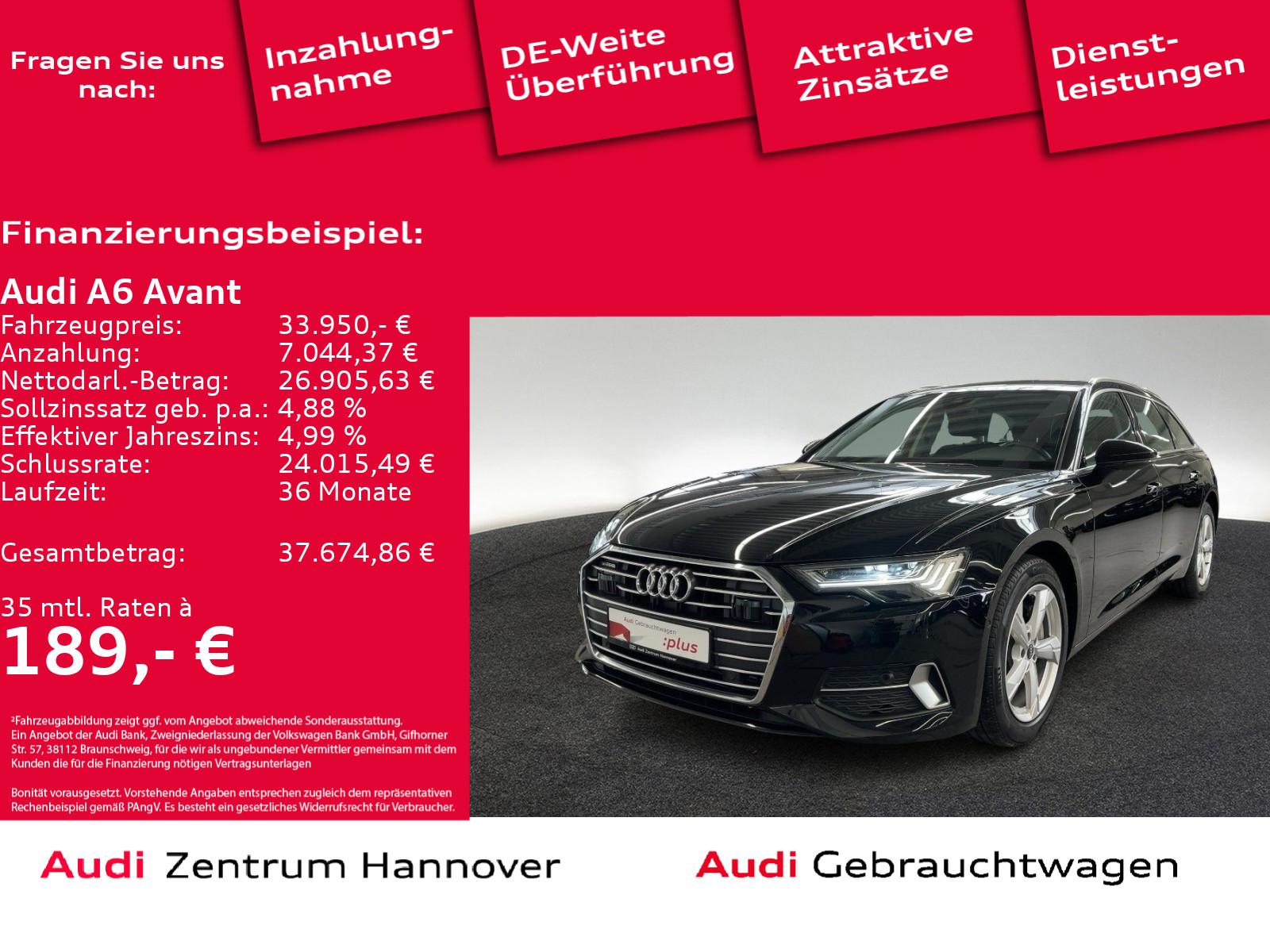 Audi A6 Avant sport 45 TFSI quattro HD Matrix B&O AHK