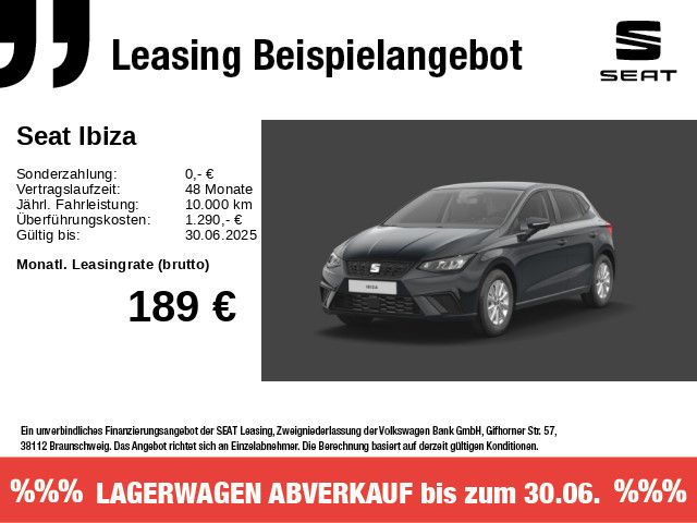 Seat Ibiza 1.0 TSI Road Edition DSG *Road Ed. Aktion*