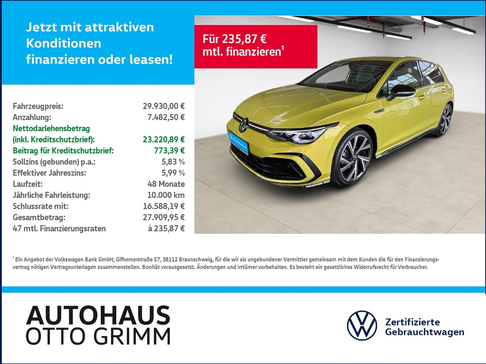 Volkswagen Golf VIII 1.5 eTSI DSG R-Line LED Kamera