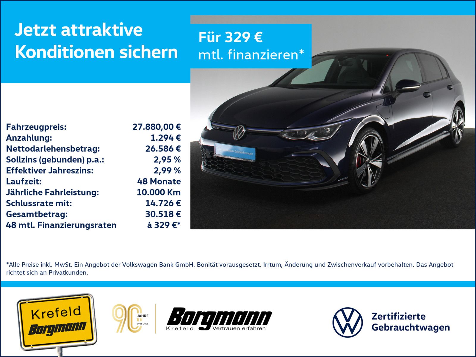 Volkswagen Golf VIII 1.4 eHybrid GTE MATRIX-LED PANO HUD foto 1