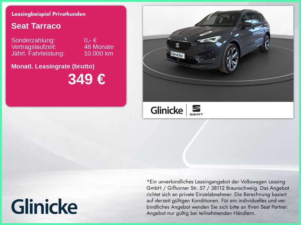 Seat Tarraco 1.4 eHybrid FR AHK Pano LED LM 20" Navi 