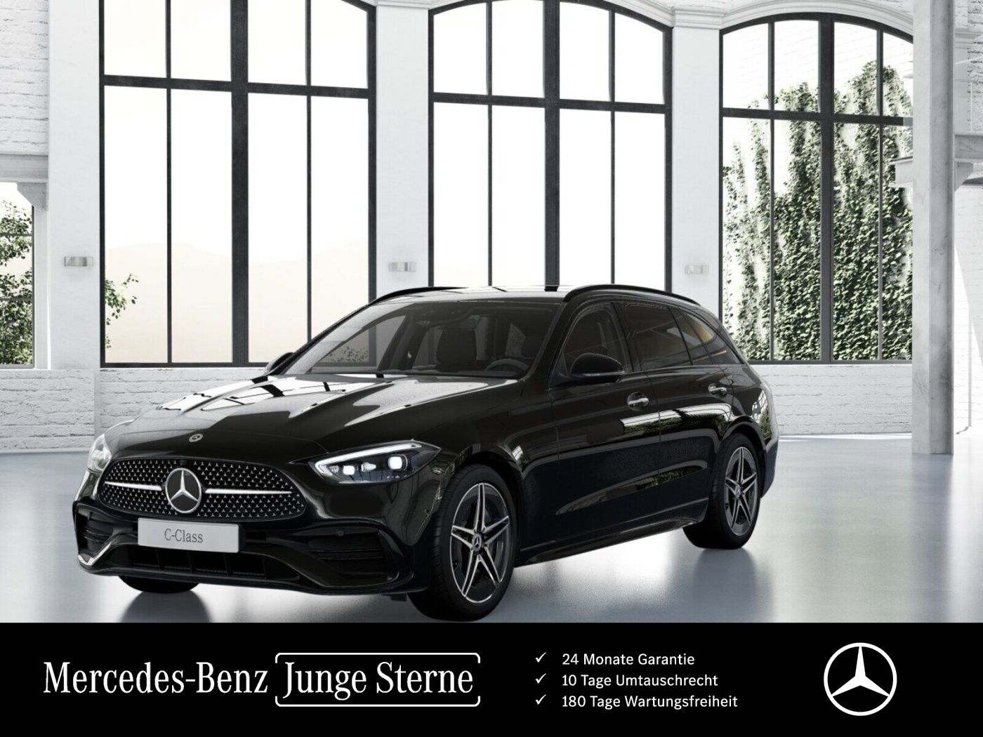 MERCEDES-BENZ C 300 e T AMG+NIGHT+NAPPA LEDER+DISTR+360°+AMBI+