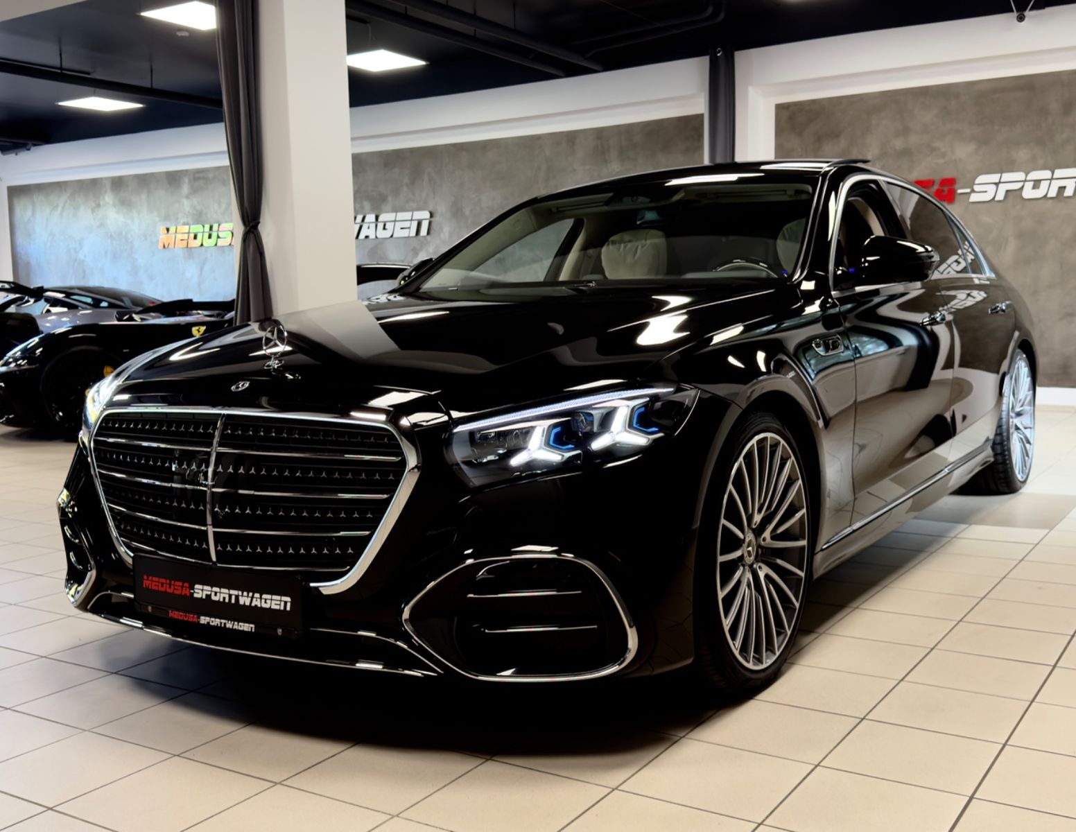 Mercedes-Benz S 450 d 4M LANG AMG EXCLUSIV DESIGNO BEIGE FULL! imagem 3
