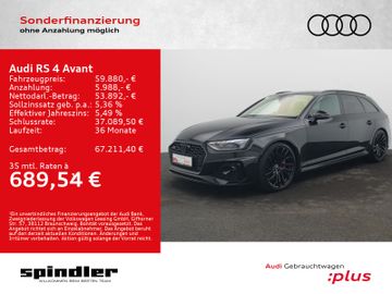 Audi Leasingangebot: Audi RS 4 Avant TFSI quattro / Vmax280, Matrix, AHK