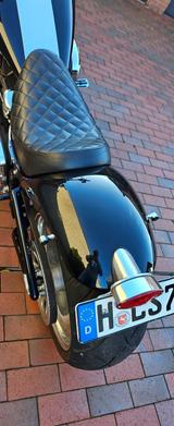 Harley-Davidson Warneke & Faust Custombike Softail mit Lift - HARLEY-DAVIDSON CHOPPER CUSTOM