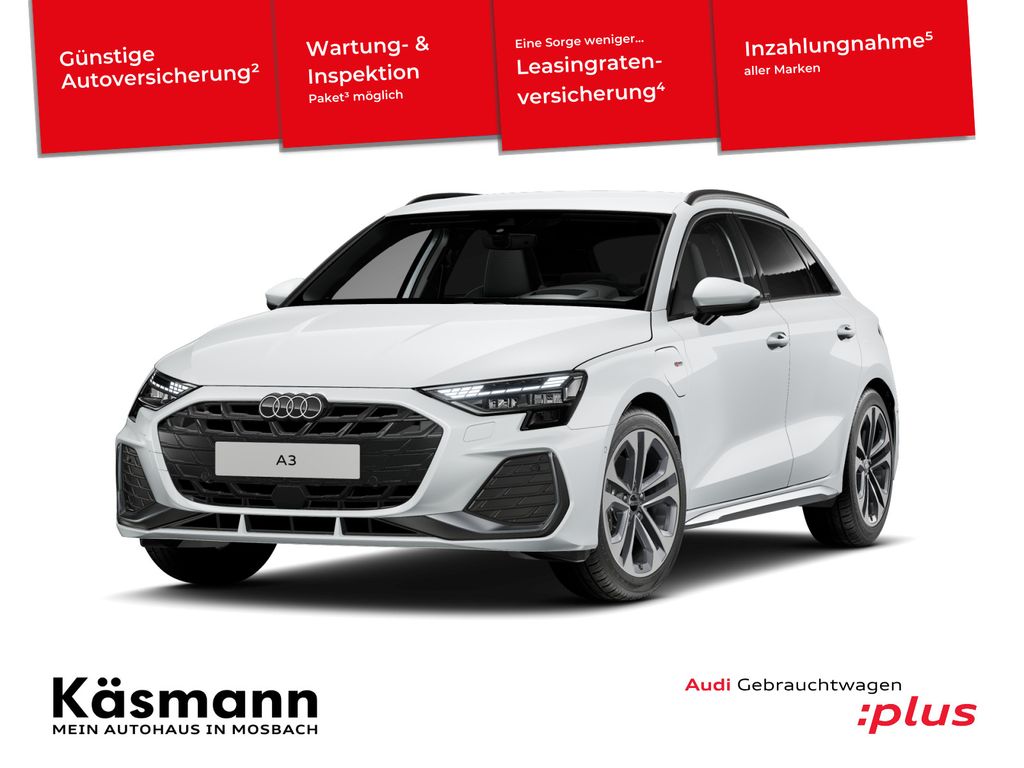 A3 Sportback S line 40TFSIe HUD KAM NAV SONOS