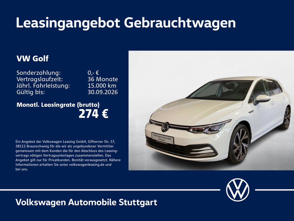 Golf Style 2.0 TSI DSG Kamera Navi LED ACC SHZ K