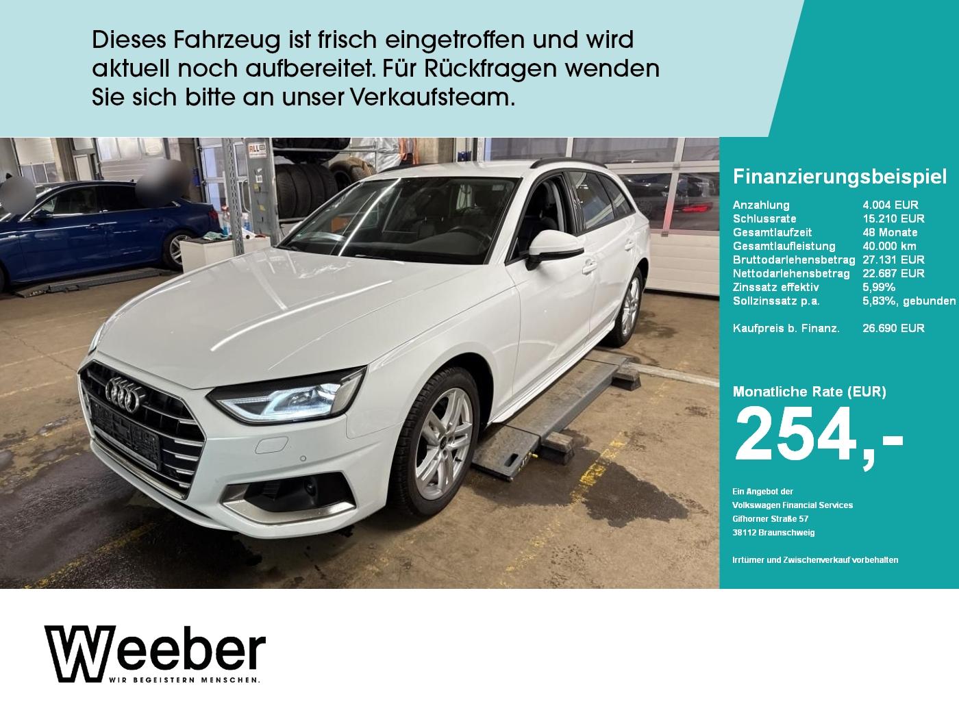 Audi A4 Avant advanced *HERSTELLERGARANTIE**LEDER*NAV