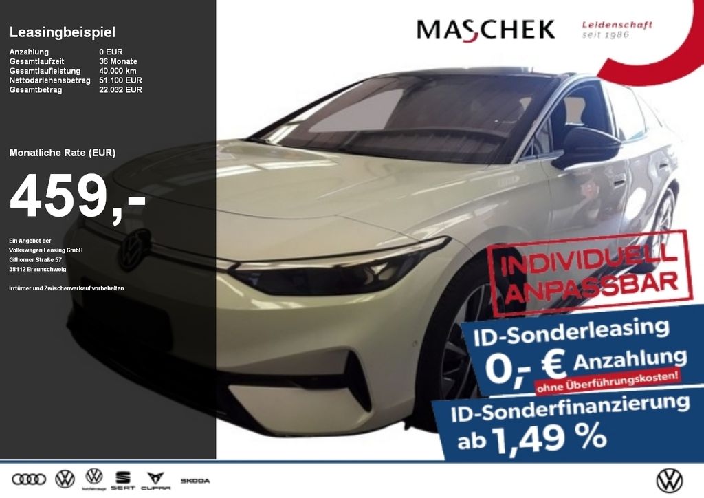 Volkswagen ID.7 Pro S Sonderleasing ohne zzgl Kosten! AHK P