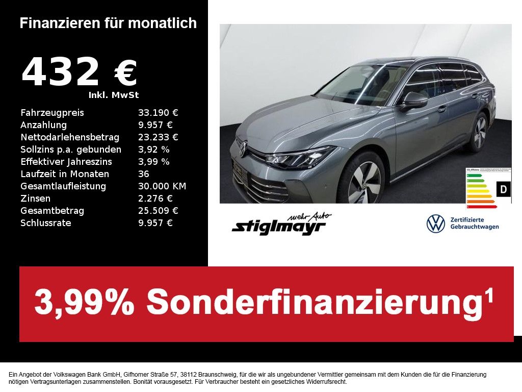 Volkswagen Passat Variant Business 1.5 eTSI DSG ACC AHK KAM foto 1