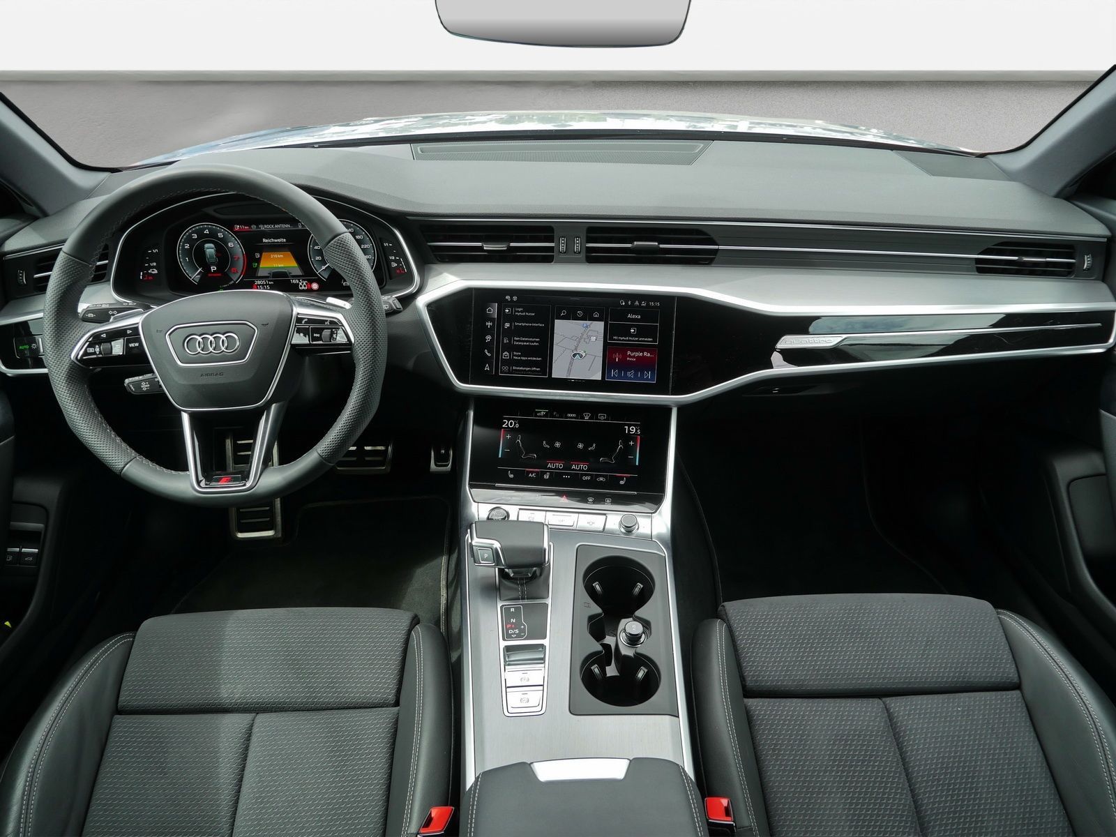Audi A6 Avant 55 TFSIe qu. S line 63km WLTP HuD 360° foto 5