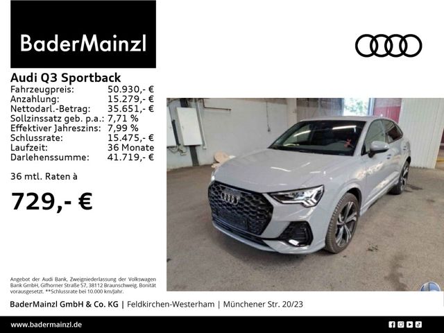 Audi Q3 Sportback 40 TDI quattro S line Leder AHK