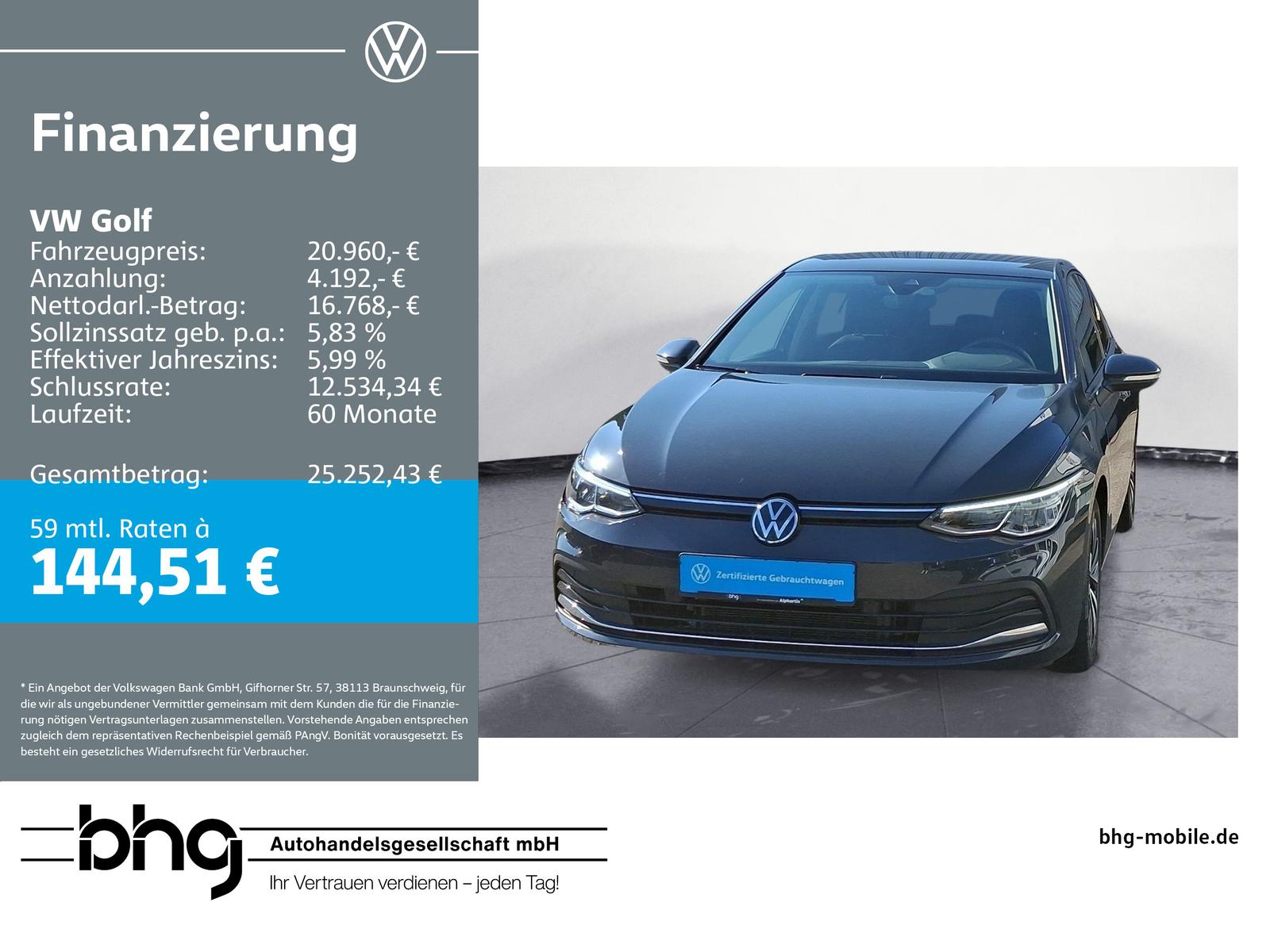 Volkswagen Golf Life 1,5 TSI OPF 6-Gang