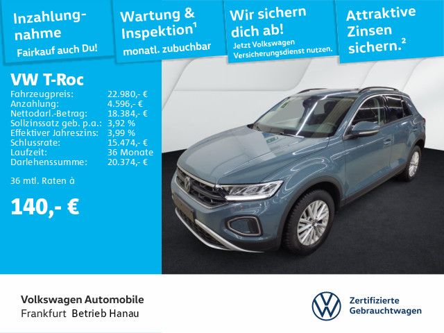 Volkswagen T-Roc 1.0 TSI Life LED DAB MirrorLink AppleCarPl