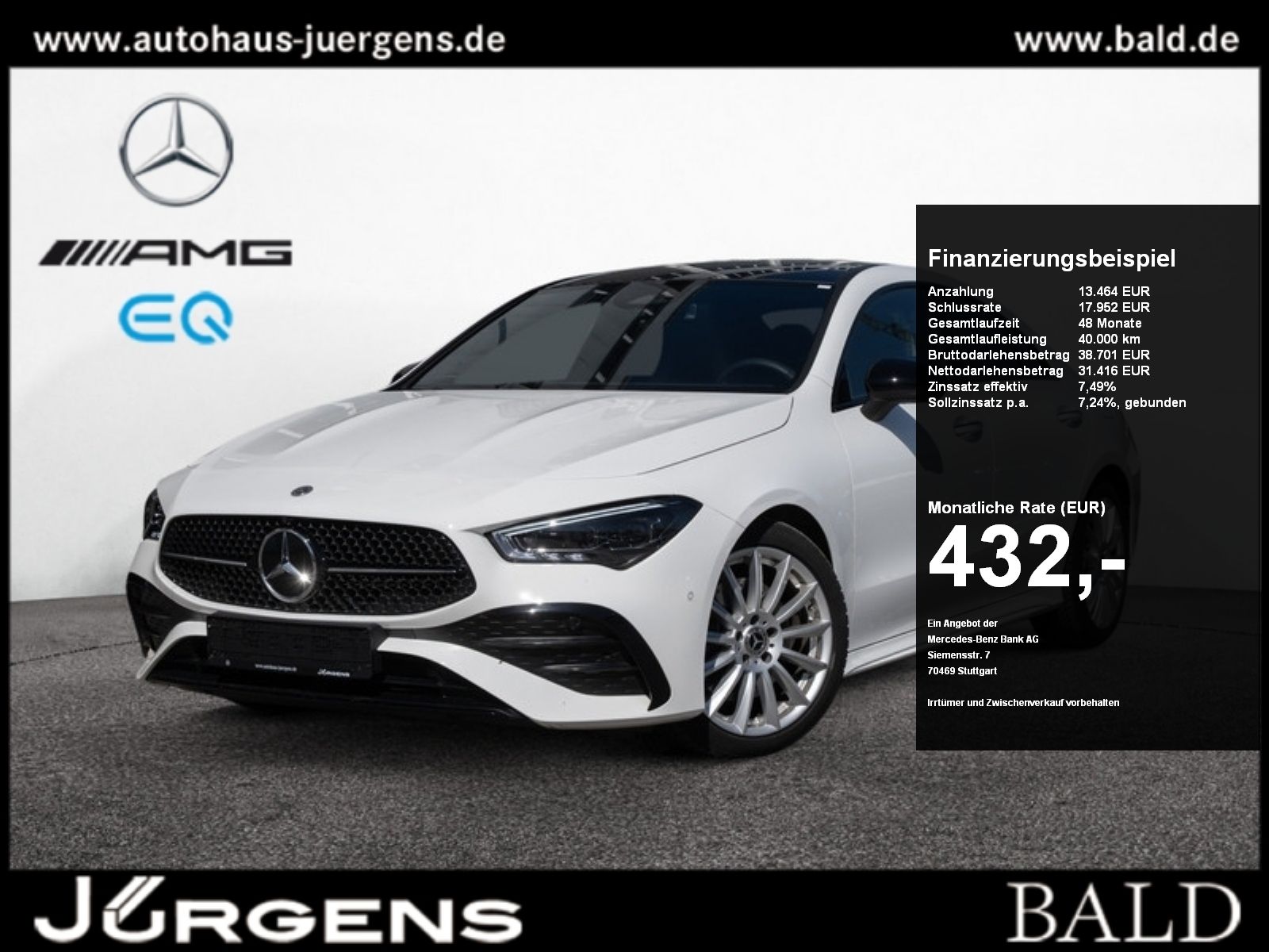 MERCEDES-BENZ CLA 220 d Coupé AMG-Sport/MLB/360/Pano/Night/Key