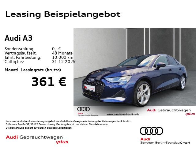 A3 Lim. 35 TFSI Adv. S tronic *StdHz*AHK*ACC*