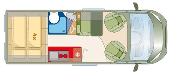 Roadcar R 601 Mega Chassis 16 Zoll Isofix*sofort*