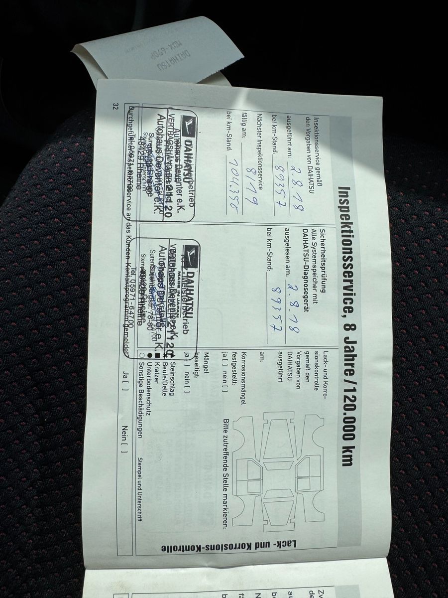 Fahrzeugabbildung Daihatsu Sirion 1.3 Klima+Zentral+Allwetterreifen GEWERBE