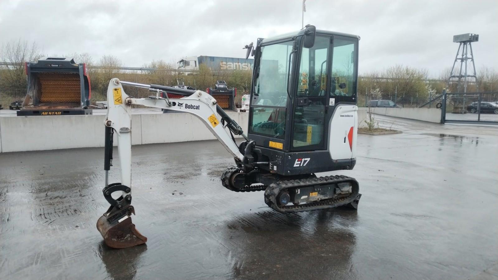 Bobcat E17 Minibagger 2x vorhanden Deutsche Maschine