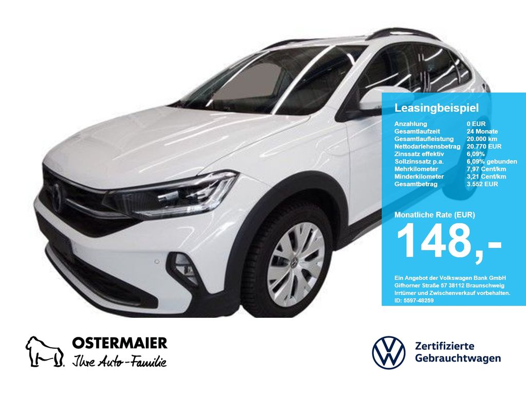 Volkswagen Taigo LIFE 1.0TSI 95PS 5J-G.NAVI+VC.2xPDC.LED.AP