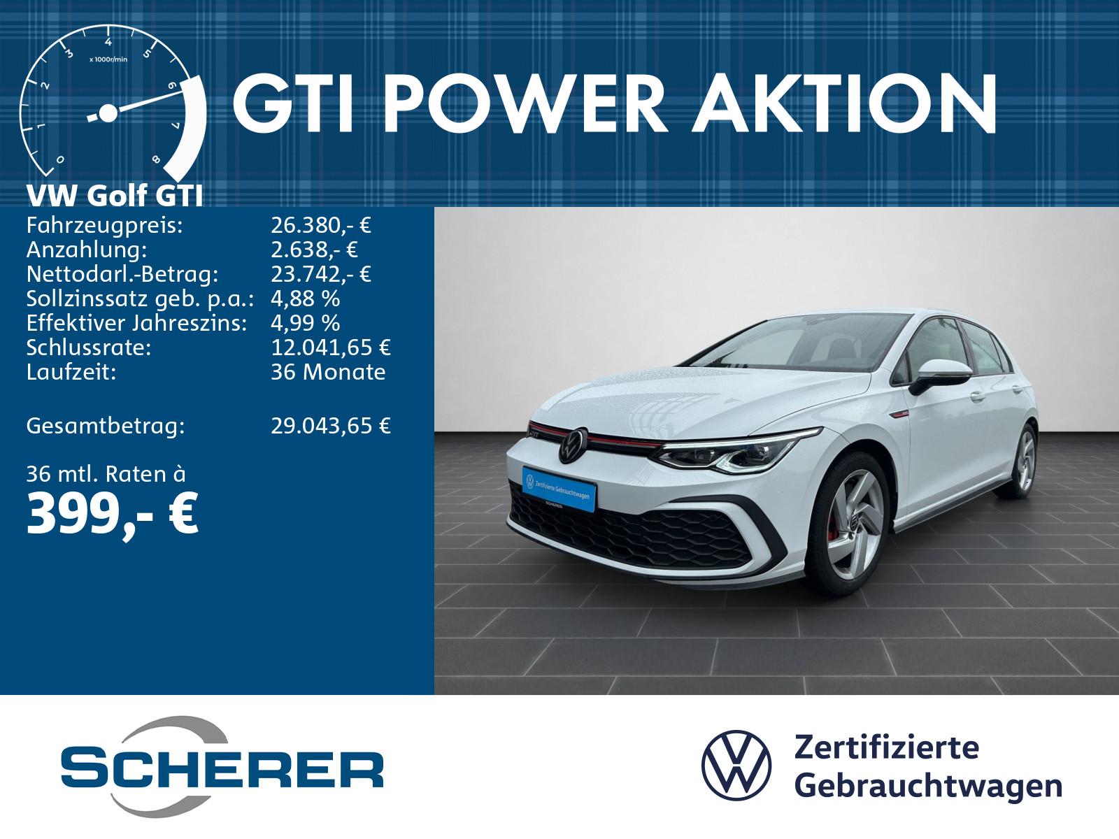 Volkswagen Golf VIII GTI 2.0 TSI RFK CARPLAY PDC LED ALU