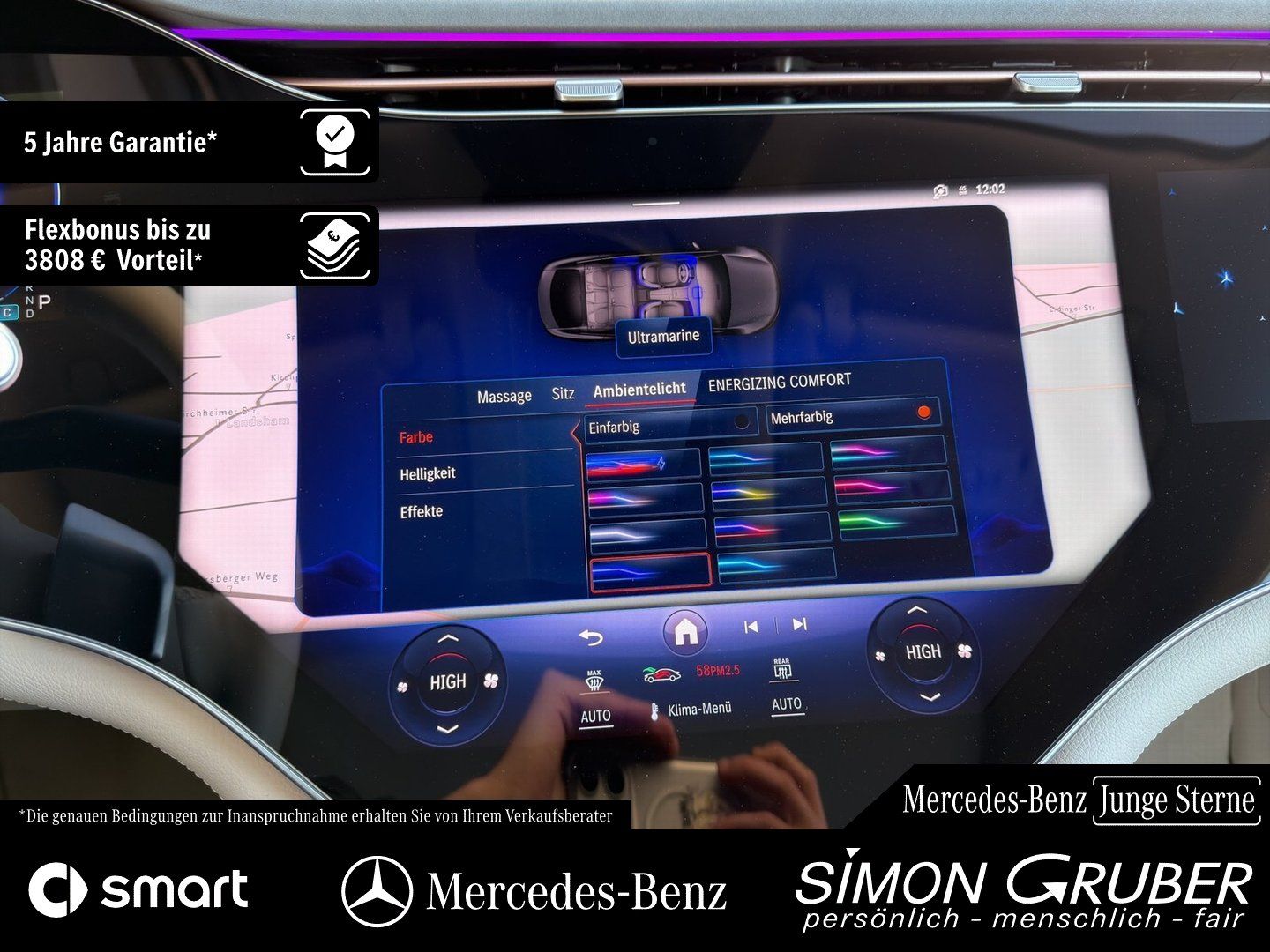 Fahrzeugabbildung Mercedes-Benz EQS 450 4M AMG Massage Sitzklima Nappa Mod 2026!