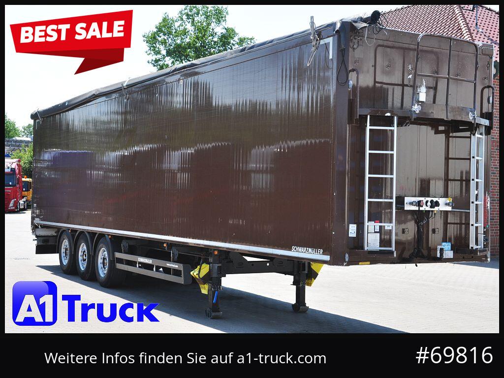 Schwarzmüller Vollalu, 90m³, 7620 Kg, Lift CF 8mm, TÜV 01/2027