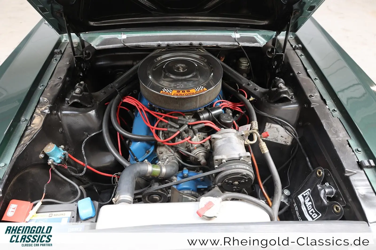 Ford Mustang 289 Coupé V8 Bullitt Green, Automatik