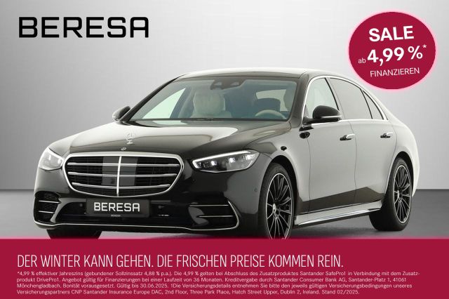 Mercedes-Benz S 580 4M Lang AMG Standhz Pano Leder beige HUD