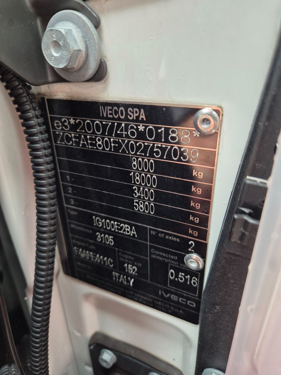 Fahrzeugabbildung Iveco Eurocargo ML80E21 Meiller Kipper 2x AHK 3 Sitze