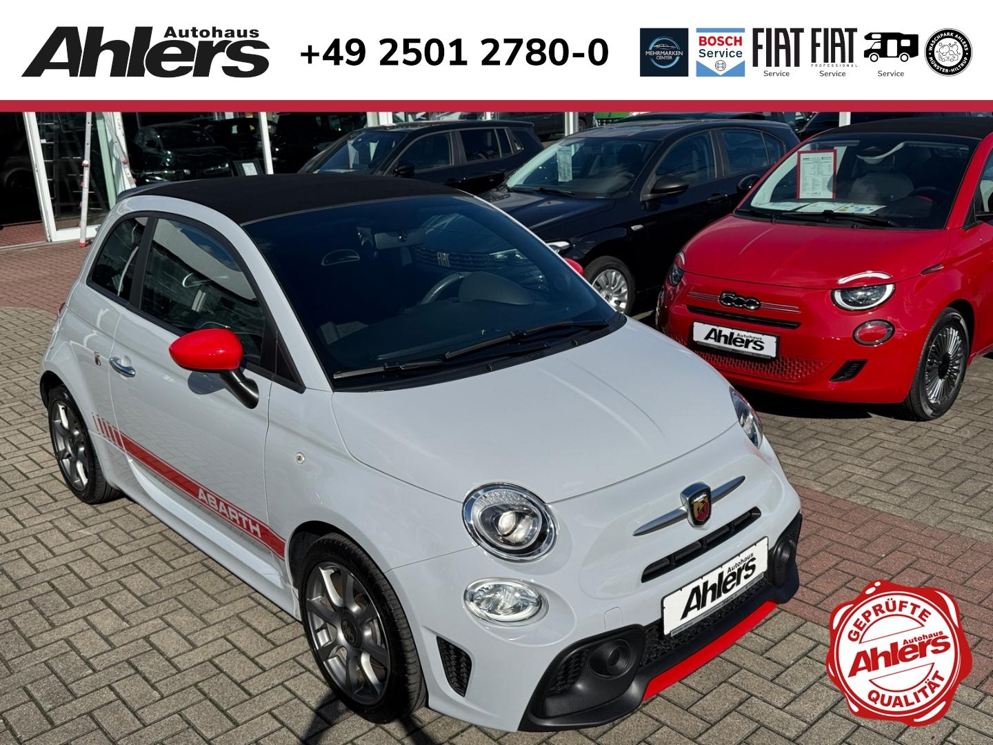 Abarth 595C +CARPLAY+SITZHEIZUNG+8FACH+KLIMAAUTO+PDC+DI