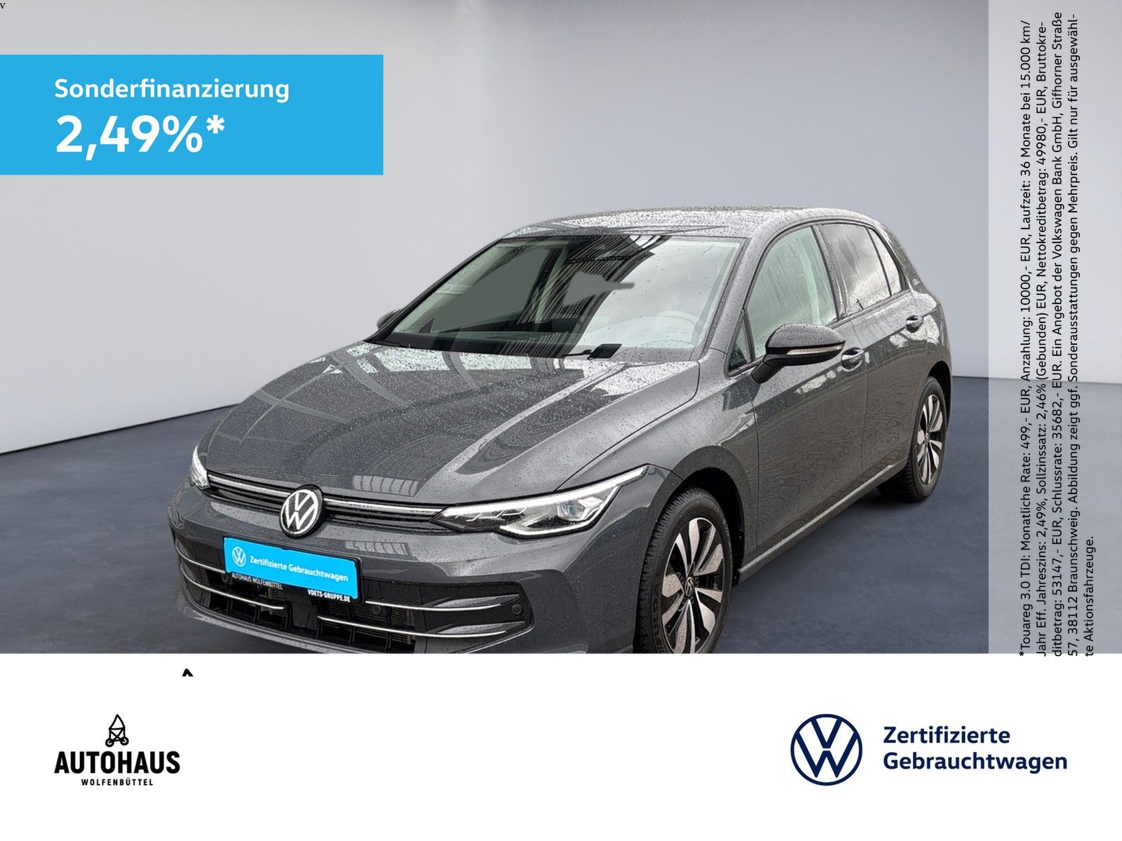 Volkswagen Golf VIII GOAL 1.5  eTSI DSG AHK+RearView+NAVI