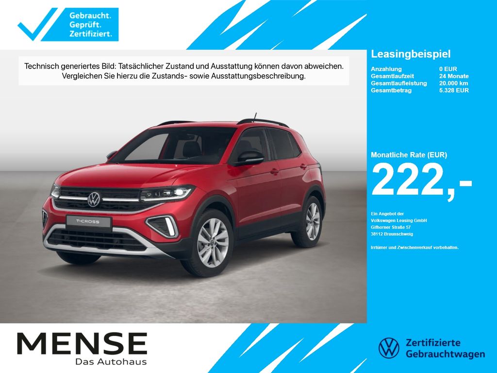 T-Cross 1.5TSI DSG Life Goal IQ.Light Matrix ACC