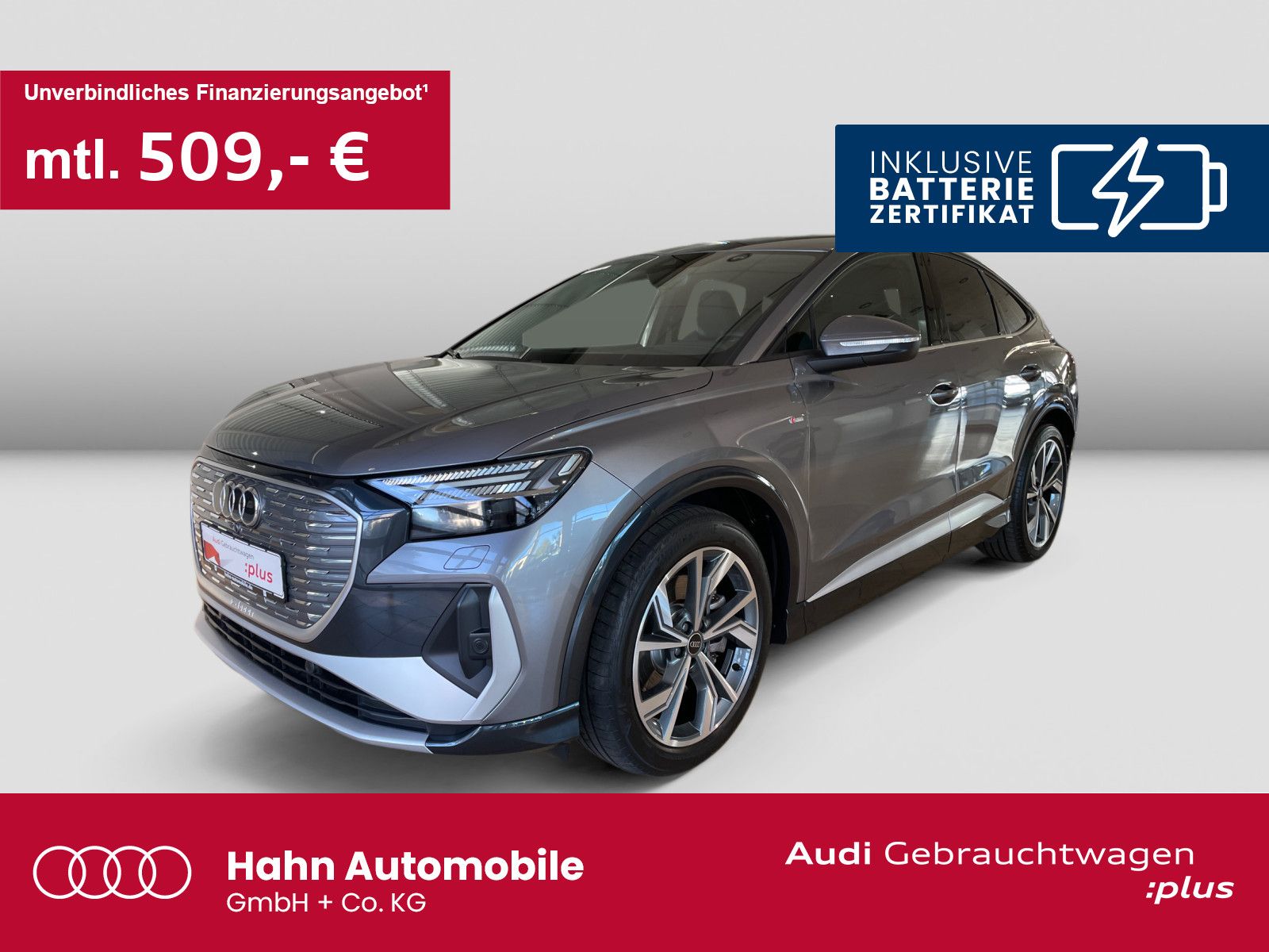 Audi Q4 Sportback e-tron 40 S-line Matrix HUD Privacy