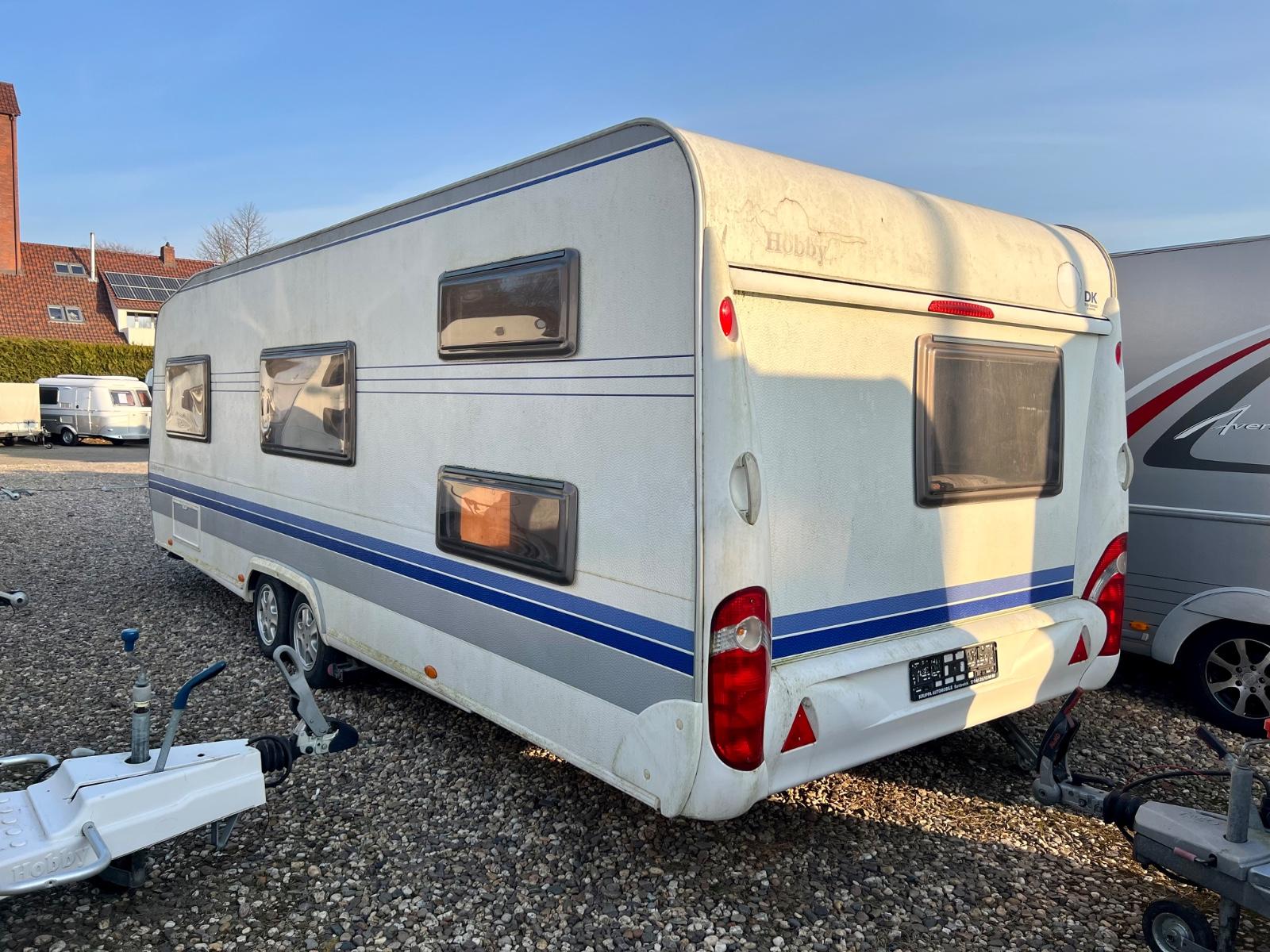 Hobby 650 KMFE Etagenbetten Festbett Vorzelt Mover