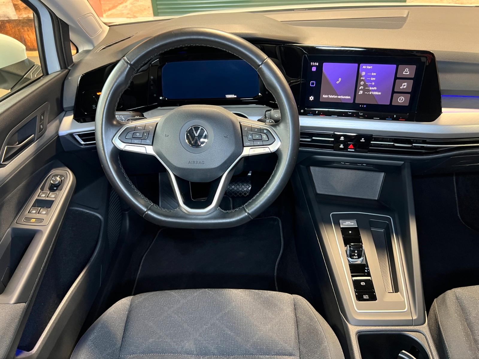 Volkswagen Golf VIII 2.0 TDI Life DSG, LED, Ambiente, миниатюра 15