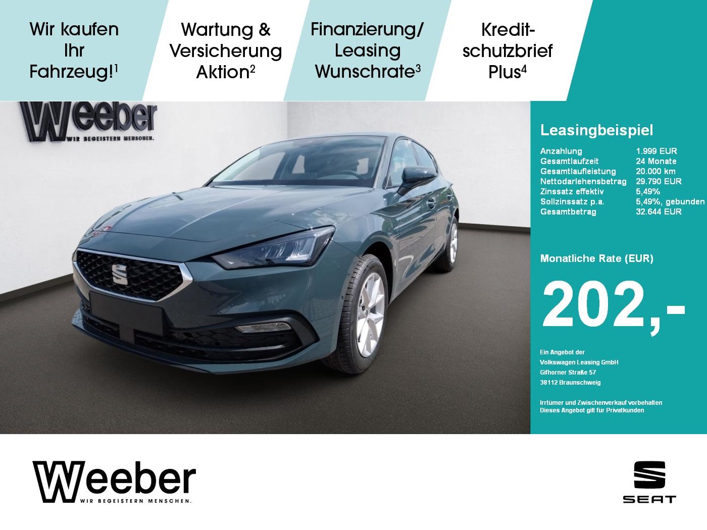 Seat SEAT Leon Road Edition 1.5 eTSI 150PS DSG Navi L