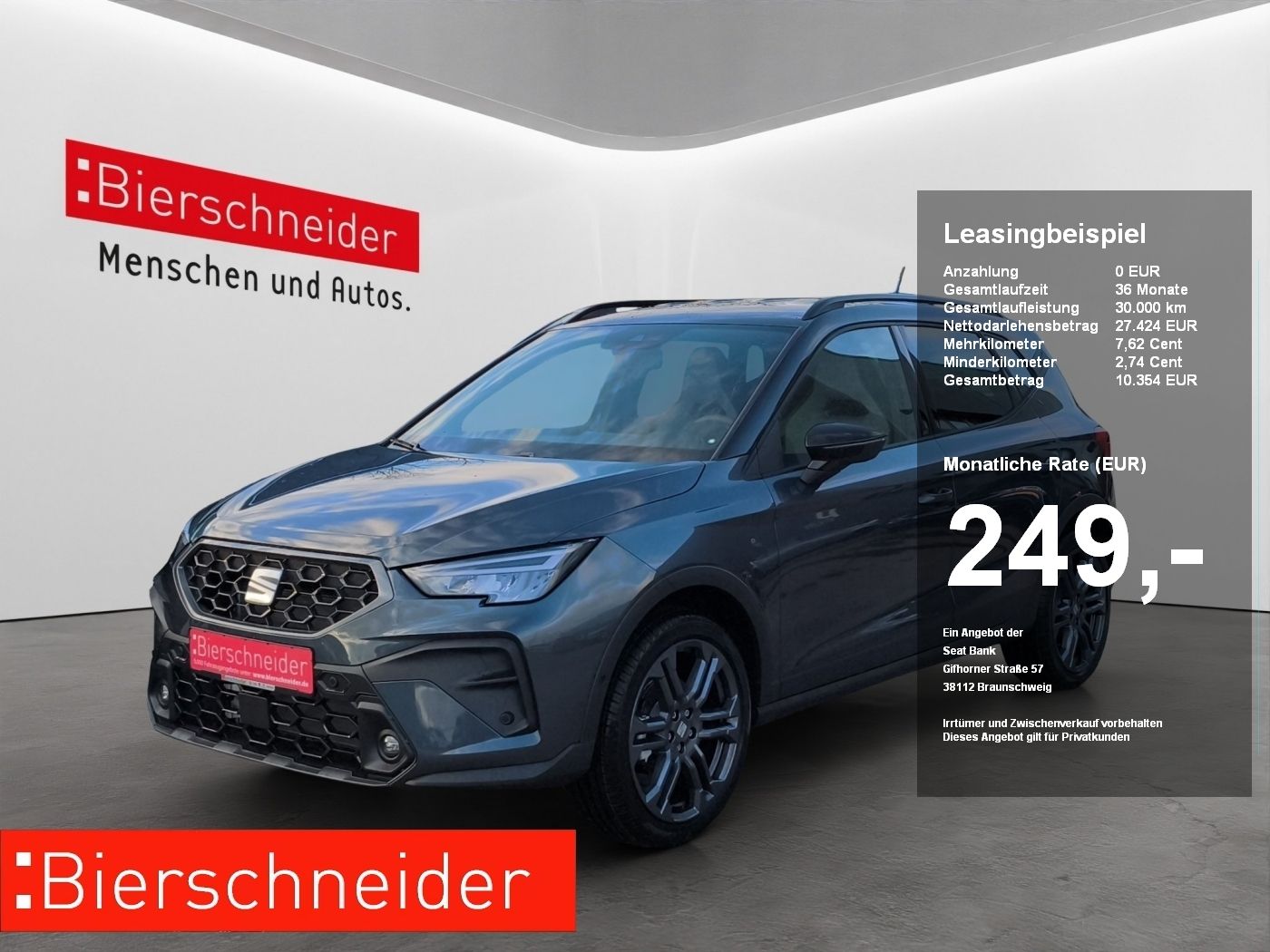 Seat Arona 1.0 TSI DSG FR *NEUES Modell* VOLL-LED+18+